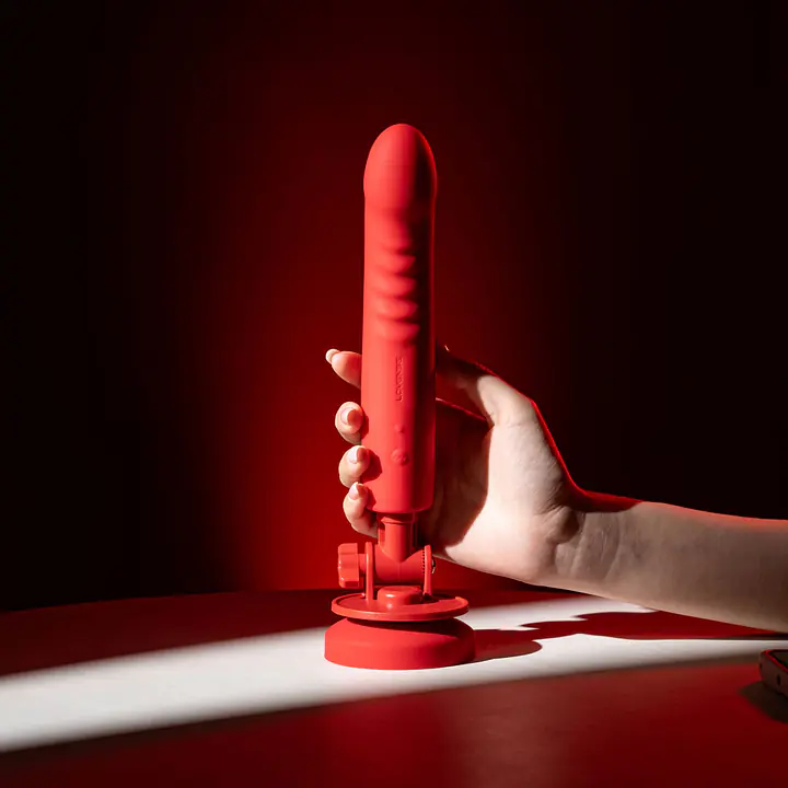 Дилдо з вібрацією Lovense Mission 2 Vibrating suction cup dildo - Master