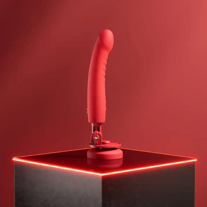 Дилдо з вібрацією Lovense Mission 2 Vibrating suction cup dildo - Master