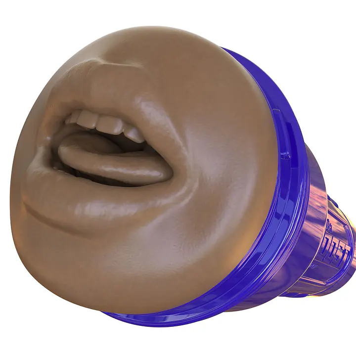 Мастурбатор-ротик Fleshlight Boost Blow Medium Dark Flesh, плаваючі кільця Turbo Tech - Master