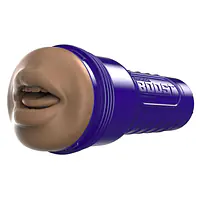 Мастурбатор-ротик Fleshlight Boost Blow Medium Dark Flesh, плаваючі кільця Turbo Tech - Master