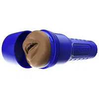 Мастурбатор-ротик Fleshlight Boost Blow Medium Dark Flesh, плаваючі кільця Turbo Tech - Master