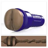 Мастурбатор-попка Fleshlight Boost Blast Female Medium Dark Flesh, плаваючі кільця Turbo Tech - Master