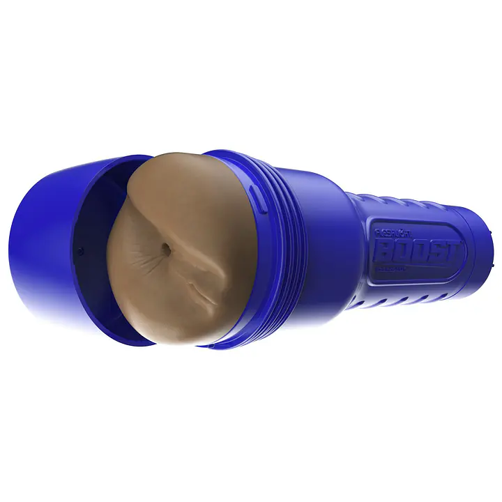 Мастурбатор-попка Fleshlight Boost Blast Female Medium Dark Flesh, плаваючі кільця Turbo Tech - Master