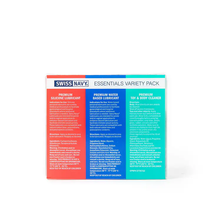 Набір Swiss Navy Essentials Variety Pack 3 х 30 мл - Master