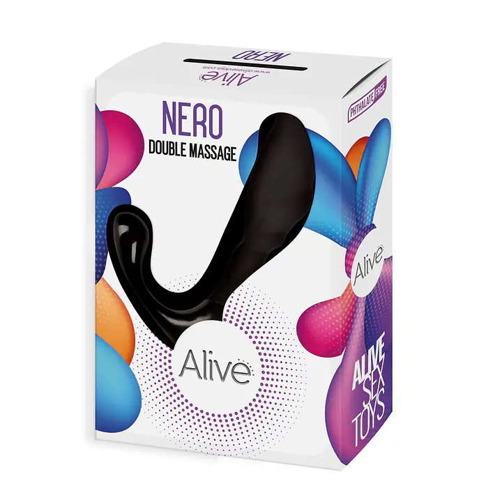 Найдешевший масажер простати Alive Nero для новачків, силікон і пластик, відмінно для старту - Master