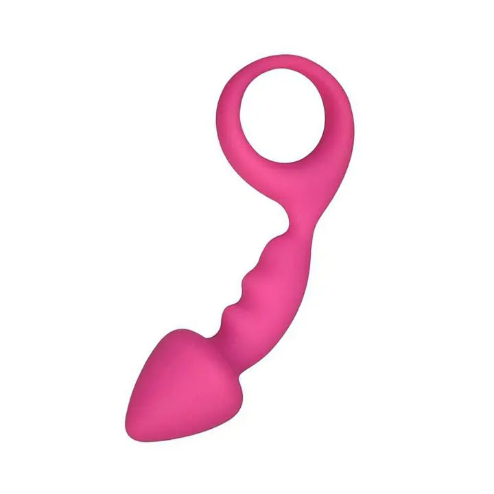 Анальна пробка Adrien Lastic Budy Pink із стимулюючою ніжкою, макс. діаметр 2,5 см - Master