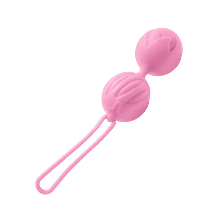 Вагінальні кульки Adrien Lastic Geisha Lastic Balls Mini Pink (S), діаметр 3,4 см, маса 85 г - Master