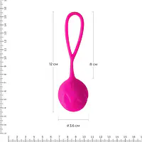 Вагінальні кульки Adrien Lastic Geisha Lastic Balls Mía Magenta (L), діаметр 4 см, маса 42 г - Master