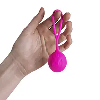 Вагінальні кульки Adrien Lastic Geisha Lastic Balls Mía Magenta (L), діаметр 4 см, маса 42 г - Master
