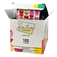 Набір латексних серветок Satin Dams Assorted 100 шт - Master