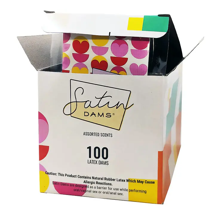 Набір латексних серветок Satin Dams Assorted 100 шт - Master
