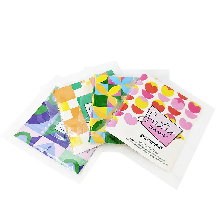 Набір латексних серветок Satin Dams Assorted 100 шт - Master