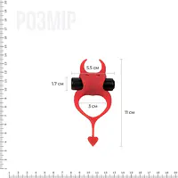 Ерекційне кільце Devol Cockring із вібрацією - Master