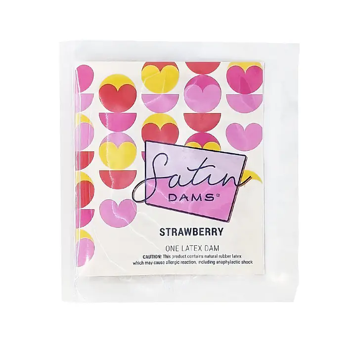 Латексна серветка Satin Dams Strawberry 1 шт - Master