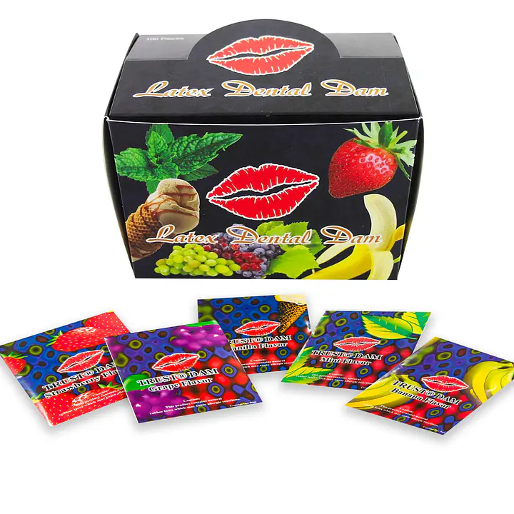 Набір латексних серветок Latex Dental Dams Assorted 100 шт - Master
