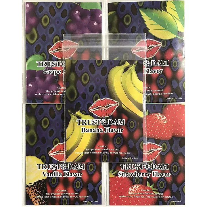 Набір латексних серветок Latex Dental Dams Assorted 100 шт - Master