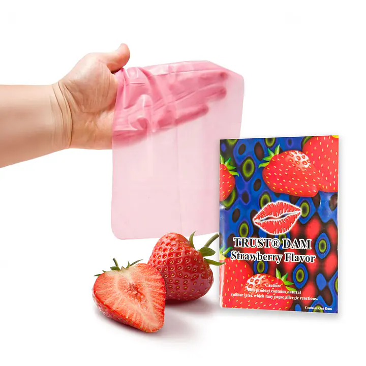 Латексна серветка Latex Dental Dams Strawberry 1 шт - Master