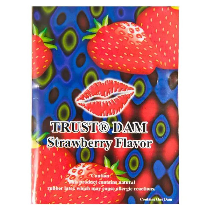 Латексна серветка Latex Dental Dams Strawberry 1 шт - Master