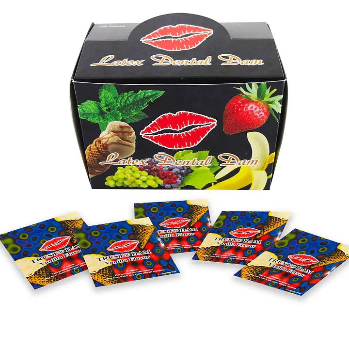 Набір латексних серветок Latex Dental Dams Vanilla 100 шт - Master