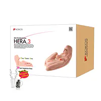 Мастурбатор Kokos Hera 3 2WayPlus з функцією масажу та вібрацією - Master