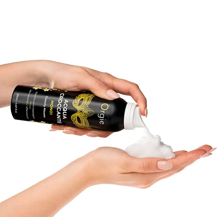 Масажна пінка Orgie – Acqua Croccante Monoi (150 мл), ефект бульбашок, що лопаються - Master