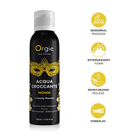 Масажна пінка Orgie – Acqua Croccante Monoi (150 мл), ефект бульбашок, що лопаються - Master