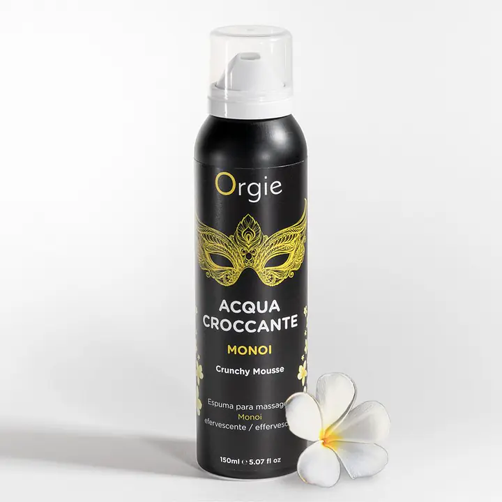 Масажна пінка Orgie – Acqua Croccante Monoi (150 мл), ефект бульбашок, що лопаються - Master