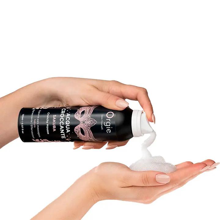Масажна пінка Orgie – Acqua Croccante Sakura (150 мл), ефект бульбашок, що лопаються - Master