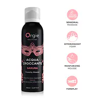 Масажна пінка Orgie – Acqua Croccante Sakura (150 мл), ефект бульбашок, що лопаються - Master