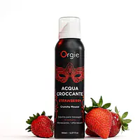 Масажна пінка Orgie – Acqua Croccante Strawberry (150 мл), ефект бульбашок, що лопаються - Master
