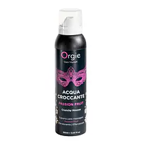 Масажна пінка Orgie – Acqua Croccante Passion Fruit (150 мл), ефект бульбашок, що лопаються - Master
