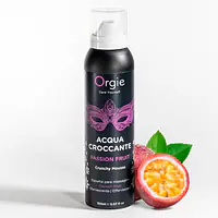 Масажна пінка Orgie – Acqua Croccante Passion Fruit (150 мл), ефект бульбашок, що лопаються - Master