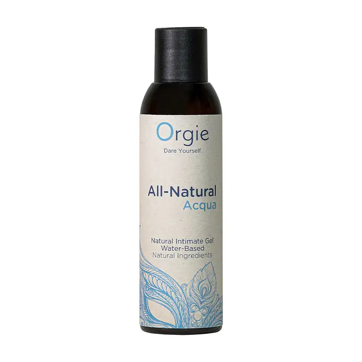 Лубрикант на водній основі Orgie All Natural Acqua, 150 мл, нелипкий, гладенький, натуральний склад - Master