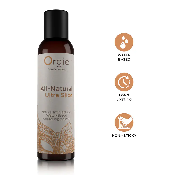 Лубрикант на водній основі Orgie All Natural Ultra Slide, 150 мл, суперковзний, нелипкий - Master