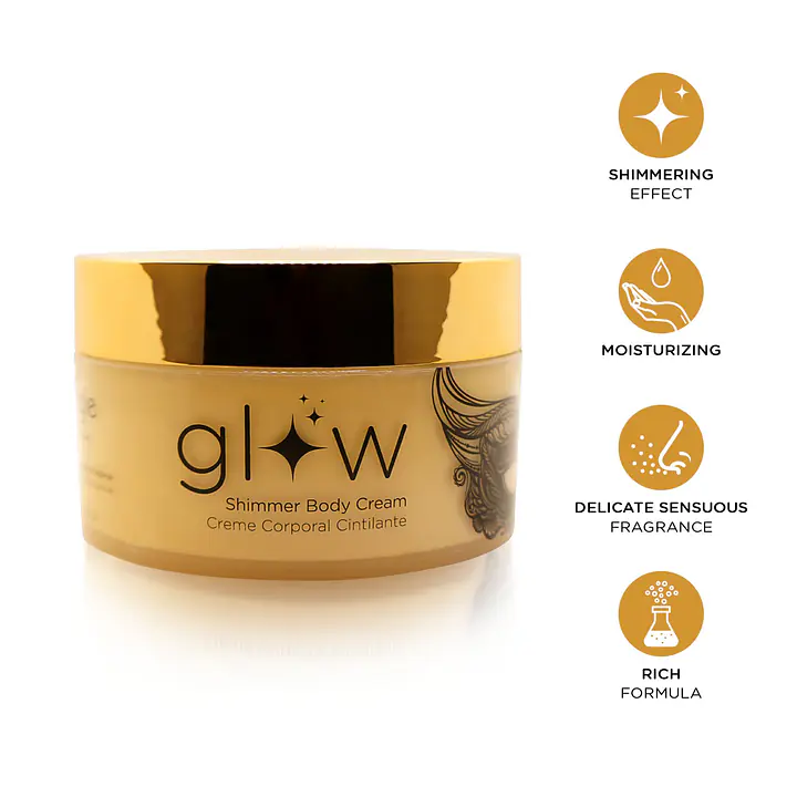 Крем-шимер для тіла Orgie – Glow Shimmering Body Cream (250 мл), чуттєвий аромат, зволоження - Master