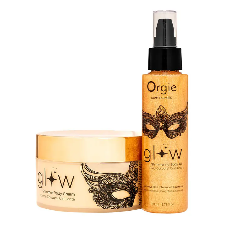 Олія-шимер для тіла Orgie – Glow Shimmering Body Oil (110 мл), чуттєвий аромат, зволоження - Master