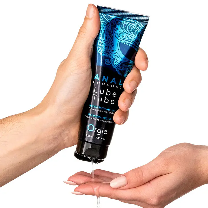 Анальна змазка Orgie Lube Tube Anal Comfort, 100 мл, водна основа, імітація силікону - Master