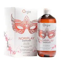 Гель для NURU-масажу Orgie – Noriplay Energizer (500 мл), екстракт гінкго білоба, захисне простирадло - Master