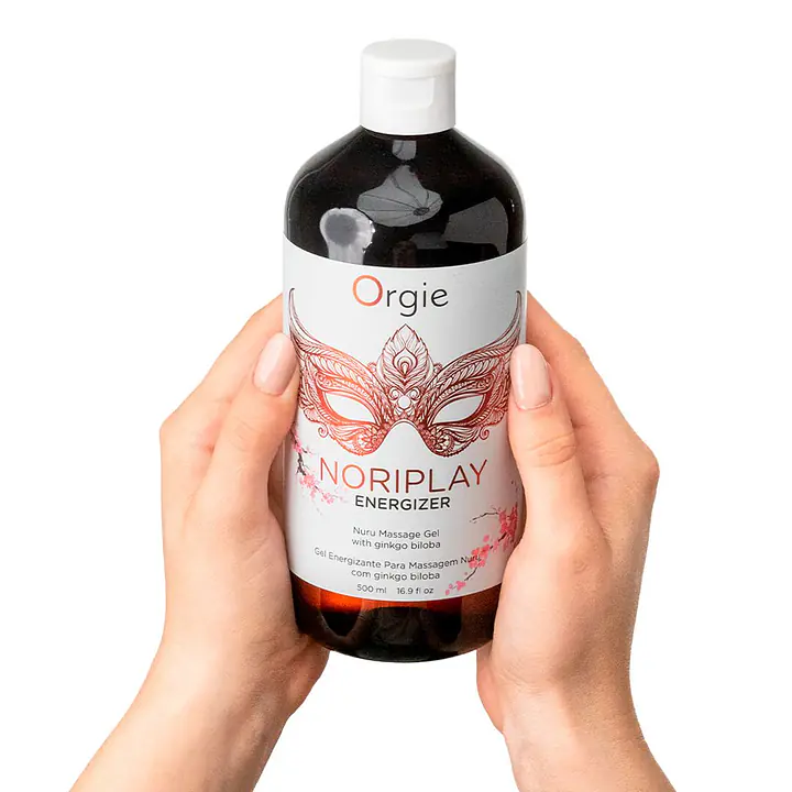 Гель для NURU-масажу Orgie – Noriplay Energizer (500 мл), екстракт гінкго білоба, захисне простирадло - Master