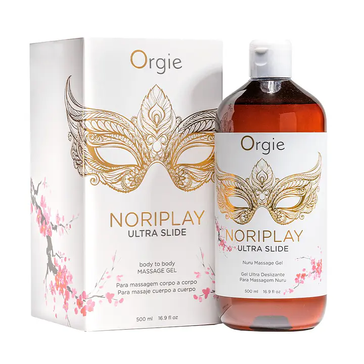Гель для NURU-масажу Orgie – Noriplay Ultra Slide (500 мл), екстракт морських водоростей, простирадло - Master