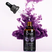 Збуджувальні краплі для клітора Orgie Orgasm Drops, 30 мл, ефект розігріву та охолодження - Master