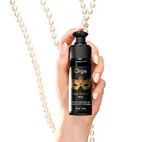 Набір для перлинного масажу Orgie – Pearls Lust Massage (30 мл), силіконовий гель, намисто - Master