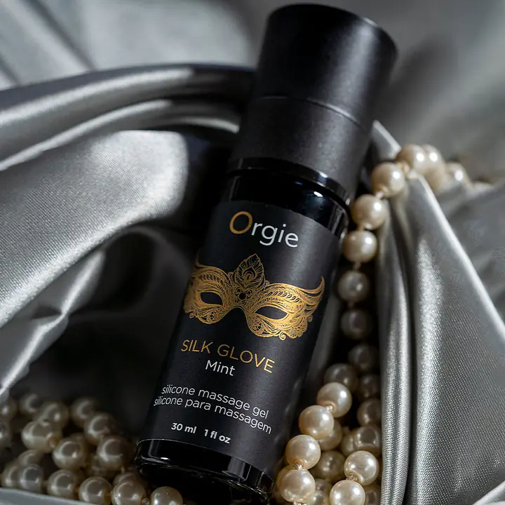 Набір для перлинного масажу Orgie – Pearls Lust Massage (30 мл), силіконовий гель, намисто - Master