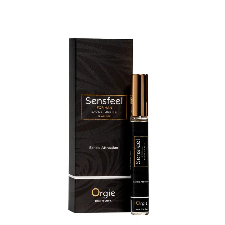 Чоловічі парфуми з феромонами Orgie – Sensfeel for Man Travel Size (10 мл), цитрусово-деревний аромат - Master