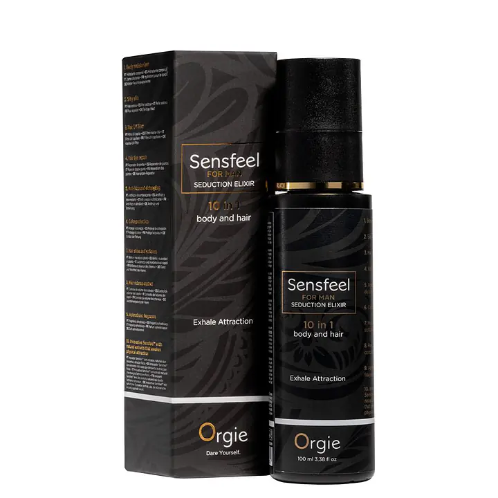 Лосьйон з феромонами для тіла та волосся Orgie – Sensfeel Seduction Elixir 10 in 1 for Man (100 мл) - Master
