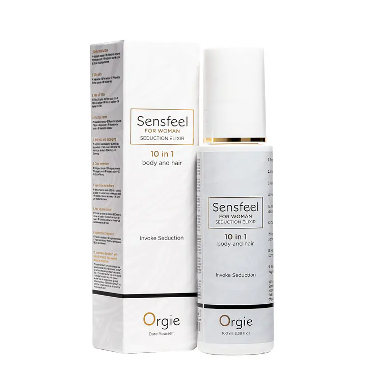 Лосьйон з феромонами для тіла та волосся Orgie – Sensfeel Seduction Elixir 10 in 1 for Woman (100 мл) - Master