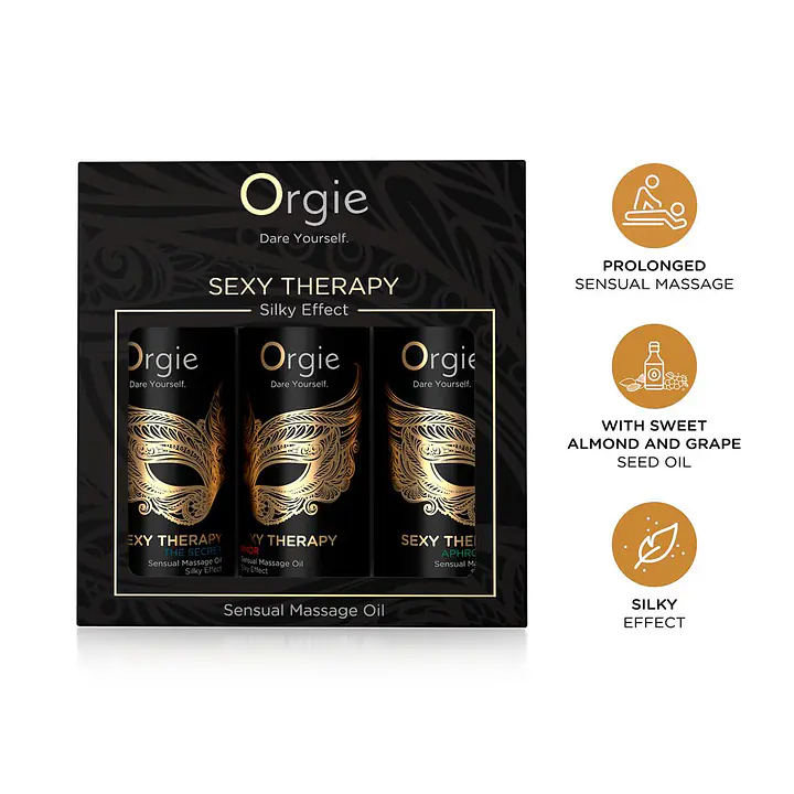 Набір масажних олій Orgie – Sexy Therapy Mini Size Collection (3х30 мл) - Master