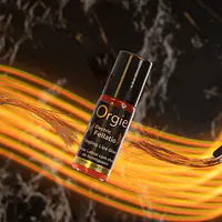 Блиск для губ з ефектом вібрації Orgie Electric Fellatio Lips Gloss, 10 мл, смак фруктового асорті - Master