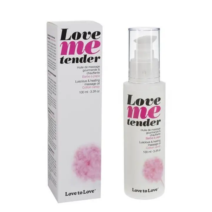 Розпродаж!!! Масажна олія Love To Love - Love Me Tender Cotton candy, 100 мл (термін 10.2025) - Master