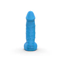 Свічка у вигляді члена Pure Bliss MINI Blue 15 см - Master